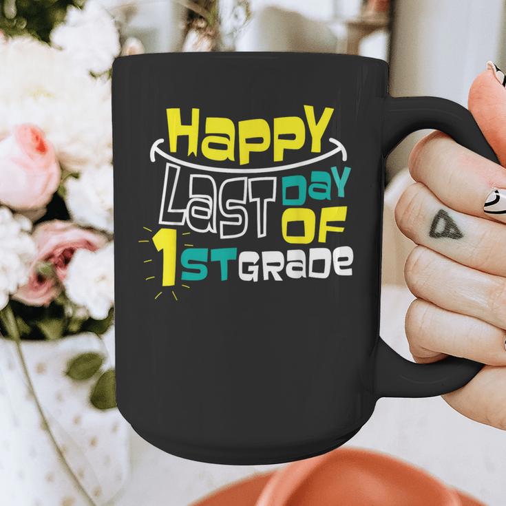 Cute Happy Last Day Of 1st Grade Shirt Kids Graduation Graphic Print Coffee Mug