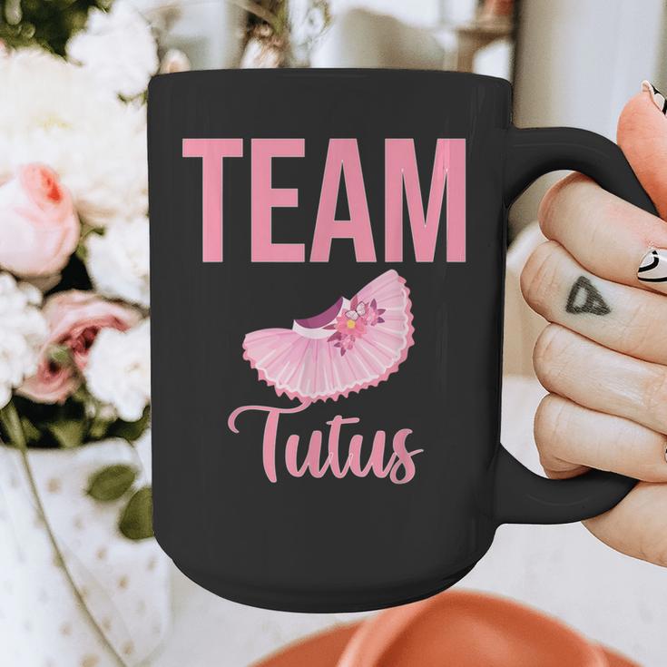 Cute Team Tutus Gender Reveal For Mom And Dad Graphic Print Coffee Mug