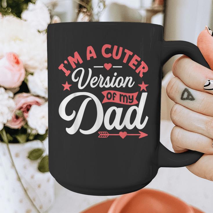 Cuter Version Of Dad Cute Kid Boy Girl Proud New Dad Graphic Print Coffee Mug