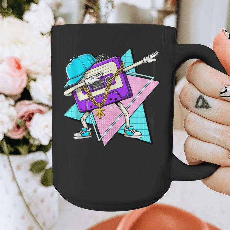 Dabbing Cassette Tape 70s 80s 80s Outfit Nostalgia Graphic Print Coffee Mug