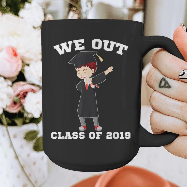 Dabbing Graduation Boy Class Of 2019 We Out Graphic Print Coffee Mug