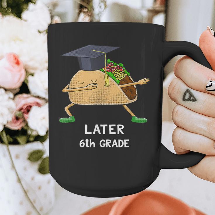 Dabbing Taco 6th Grade Graduation Shirt Sixth Grade Later Graphic Print Coffee Mug