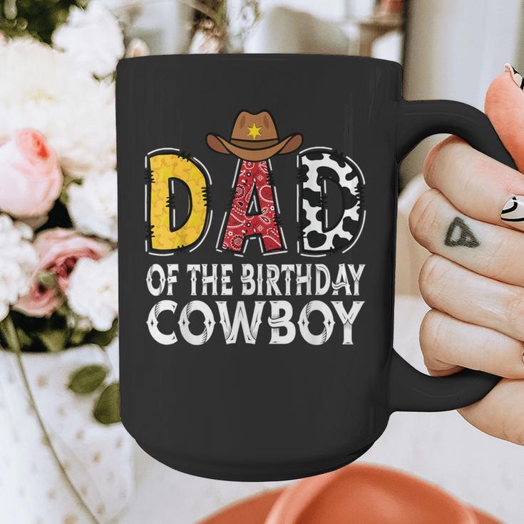 Dad 1st Birthday Cowboy Western Dad Birthday Boy Graphic Print Coffee Mug