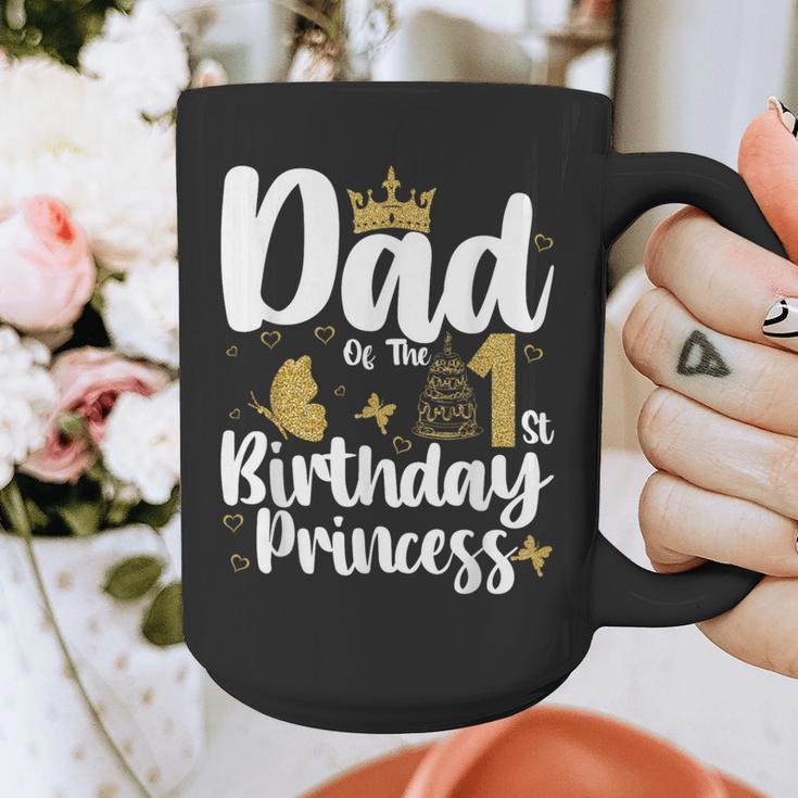 Dad Of The 1st Birthday Princess Girl 1 Years Old B-Day Graphic Print Coffee Mug Dad Of The 1st Birthday Princess Girl 1 Years Old B-Day Graphic Print Coffee Mug