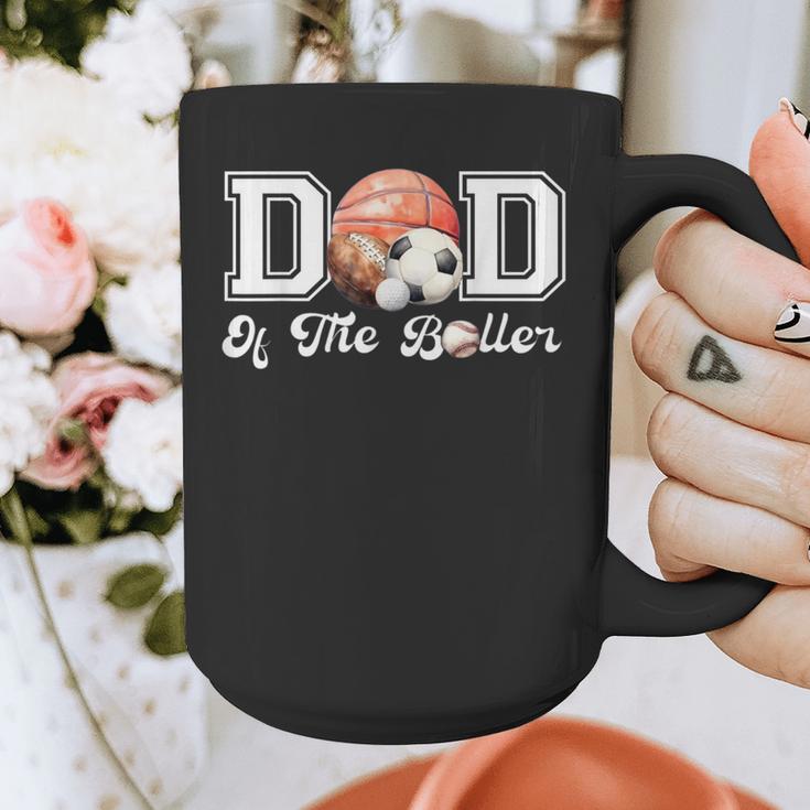 Dad Of The Birthday Boller Born 2 Ball Matching Family Party Graphic Print Coffee Mug