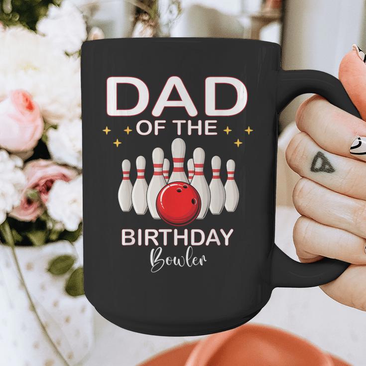 Dad Of The Birthday Bowler Kid Boy Girl Bowling Party Family Graphic Print Coffee Mug Dad Of The Birthday Bowler Kid Boy Girl Bowling Party Family Graphic Print Coffee Mug