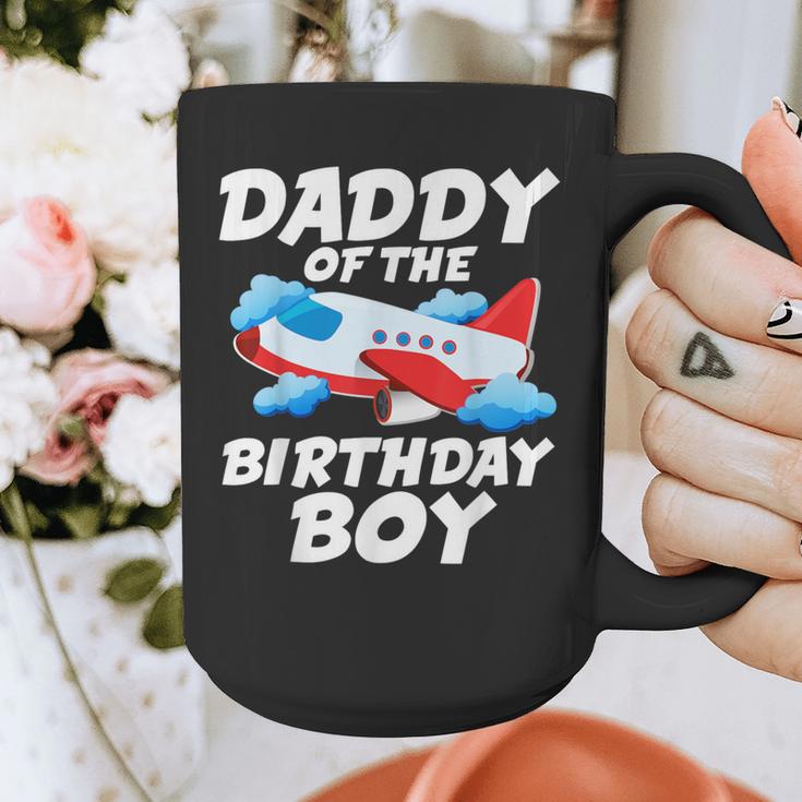 Dad Of The Birthday Boy Airplane Graphic Print Coffee Mug