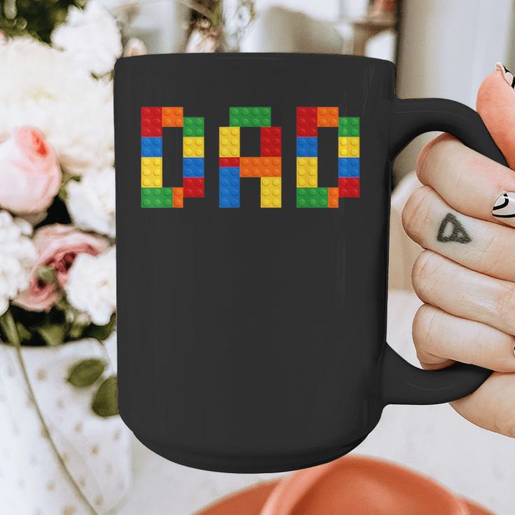 Dad Of The Birthday Boy Building Blocks Bricks Builder Graphic Print Coffee Mug