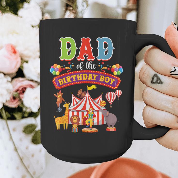 Dad Of The Birthday Boy Carnival Circus 1st Birthday Party Graphic Print Coffee Mug