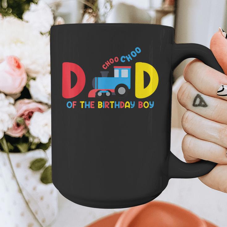 Dad Of The Birthday Boy Choo Choo Train Family Matching Graphic Print Coffee Mug