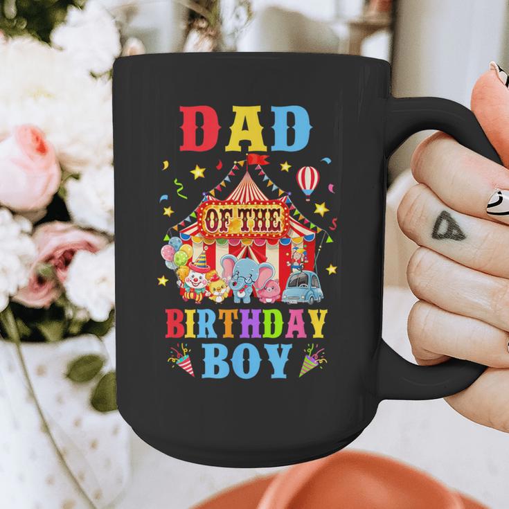 Dad Of The Birthday For Boy Circus Carnival Theme Party Graphic Print Coffee Mug