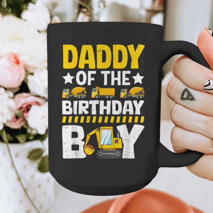 Dad Of The Birthday Boy Construction Theme Party Matching Graphic Print Coffee Mug Dad Of The Birthday Boy Construction Theme Party Matching Graphic Print Coffee Mug