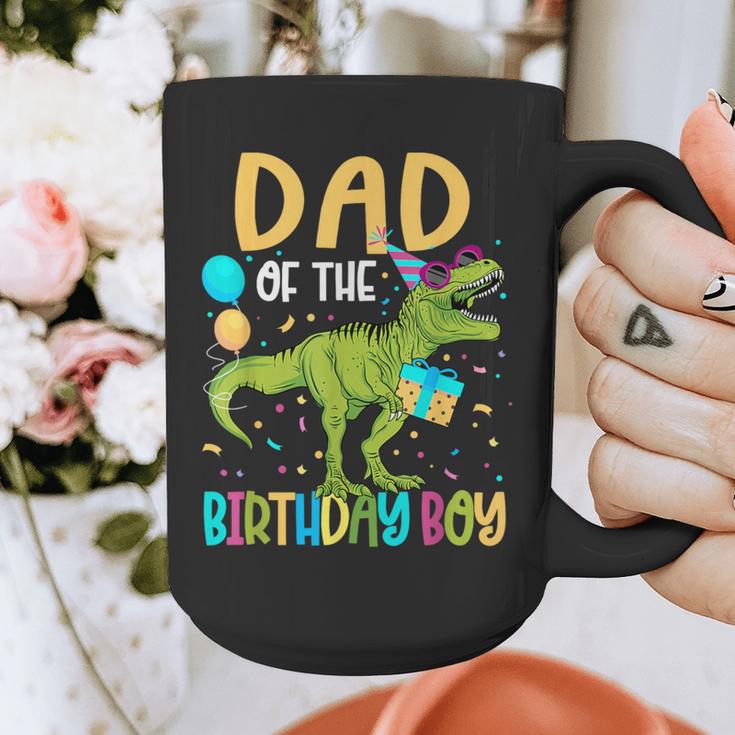 Dad Of The Birthday Boy Family Matching Dinosaur Squad Graphic Print Coffee Mug