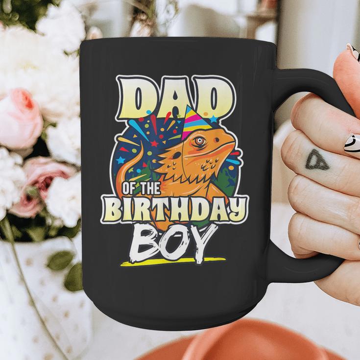 Dad Of Birthday Boy Kids Reptile Birthday Party Graphic Print Coffee Mug