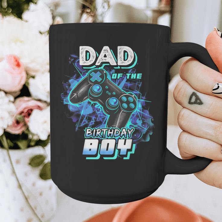 Dad Of The Birthday Boy Matching Video Game Birthday Party Graphic Print Coffee Mug