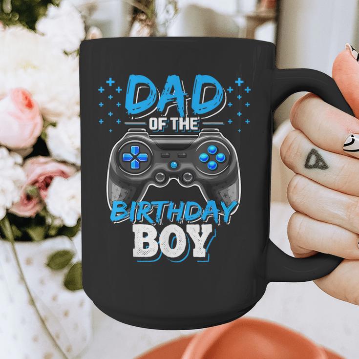 Dad Of The Birthday Boy Matching Video Gamer Birthday Party Graphic Print Coffee Mug