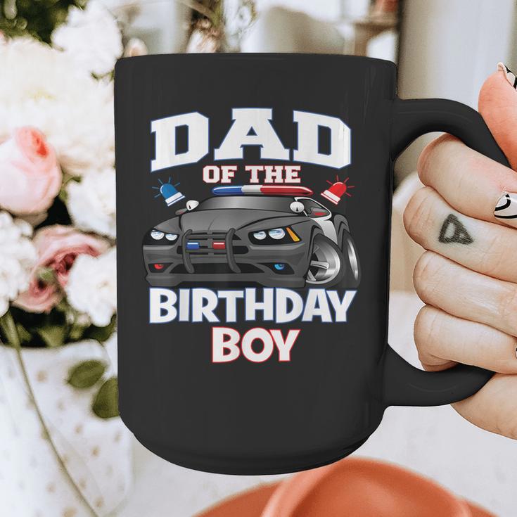Dad Of The Birthday Boy Policeman Officer Party Graphic Print Coffee Mug