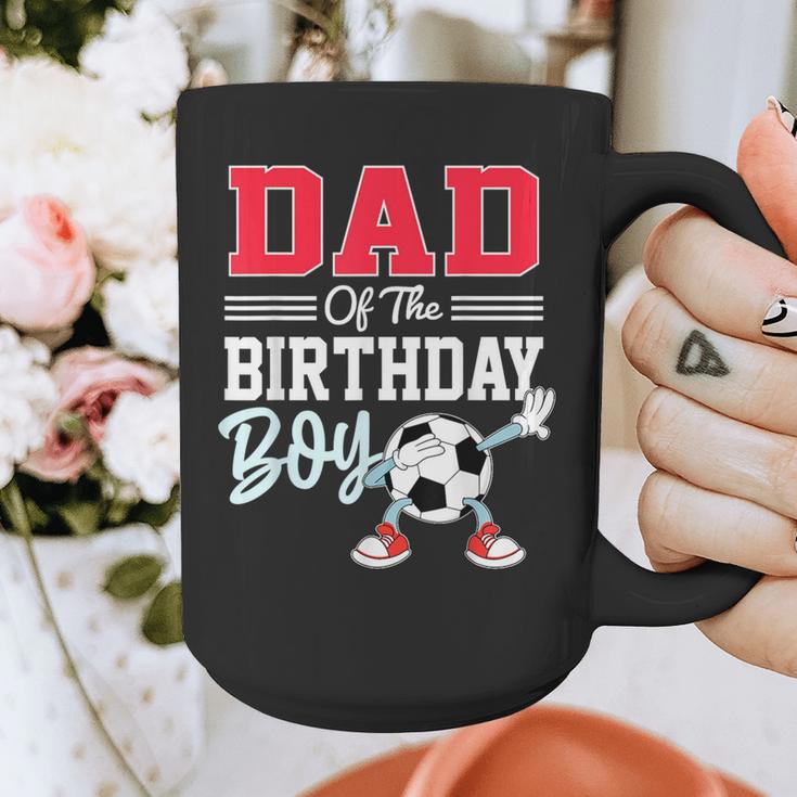 Dad Of The Birthday Boy Shirt Soccer Party Family Daddy Graphic Print Coffee Mug