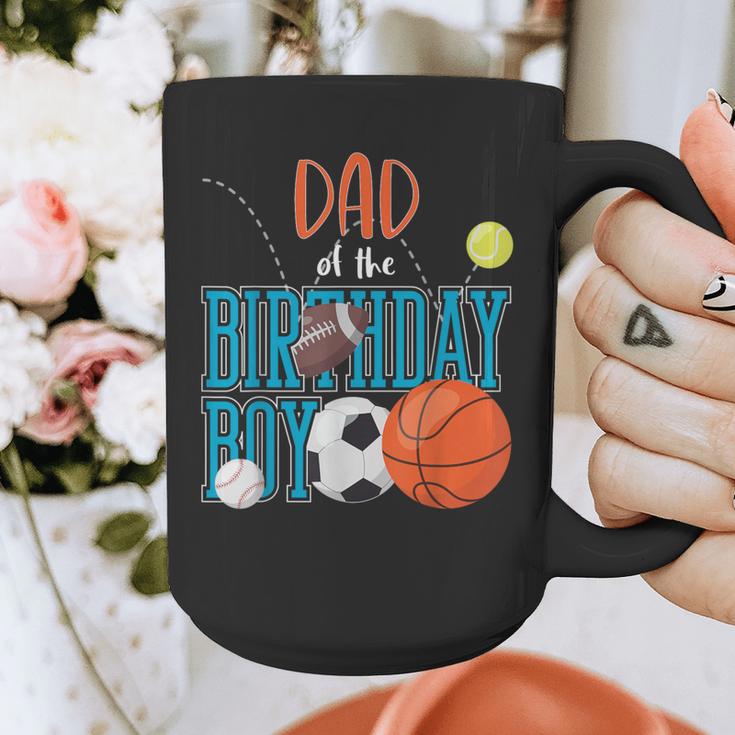Dad Of The Birthday Boy Sports Matching Family Graphic Print Coffee Mug