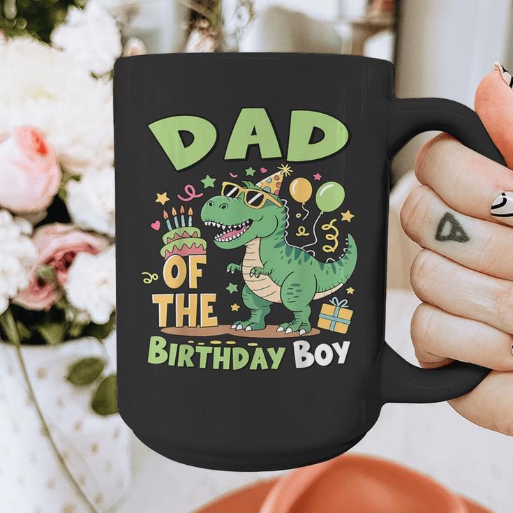 Dad Of The Birthday BoyRex Dinosaur Family Party Graphic Print Coffee Mug