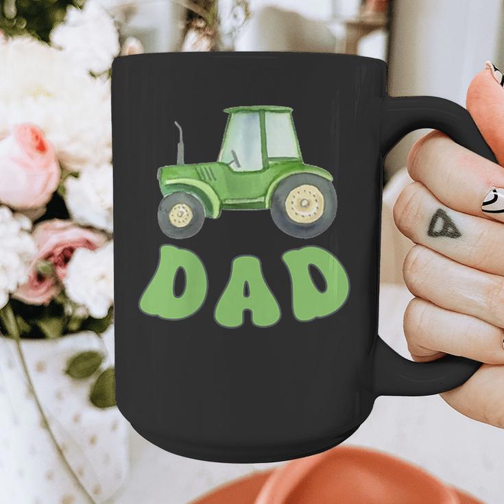Dad Of The Birthday Boy Tractor Farm Trucks Family Party Graphic Print Coffee Mug