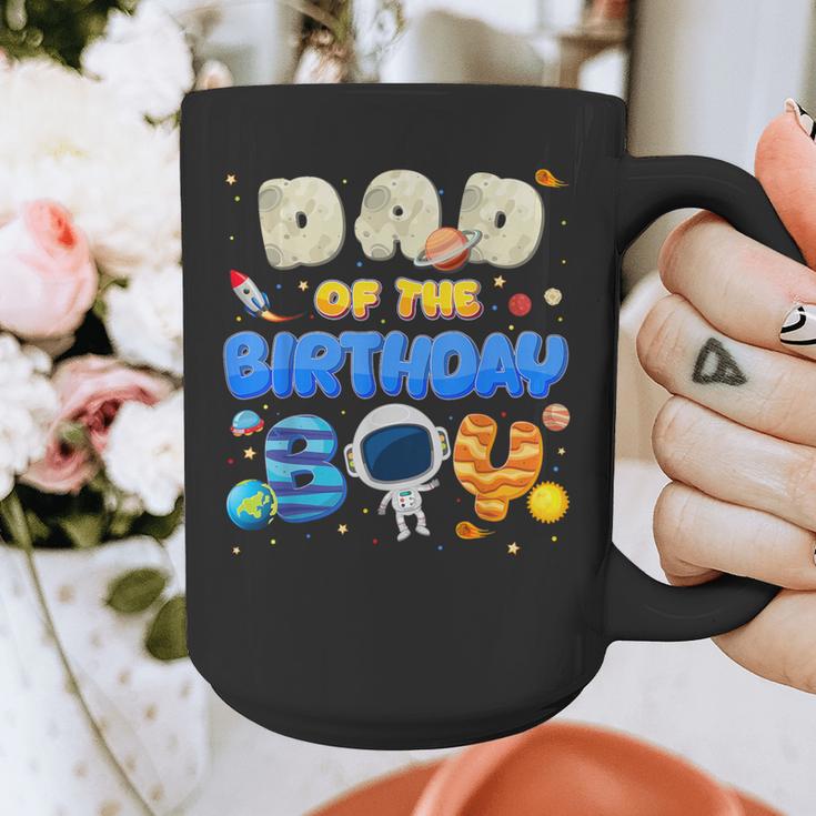 Dad Of The Birthday Boy Two The Moon Space Family Matching Graphic Print Coffee Mug