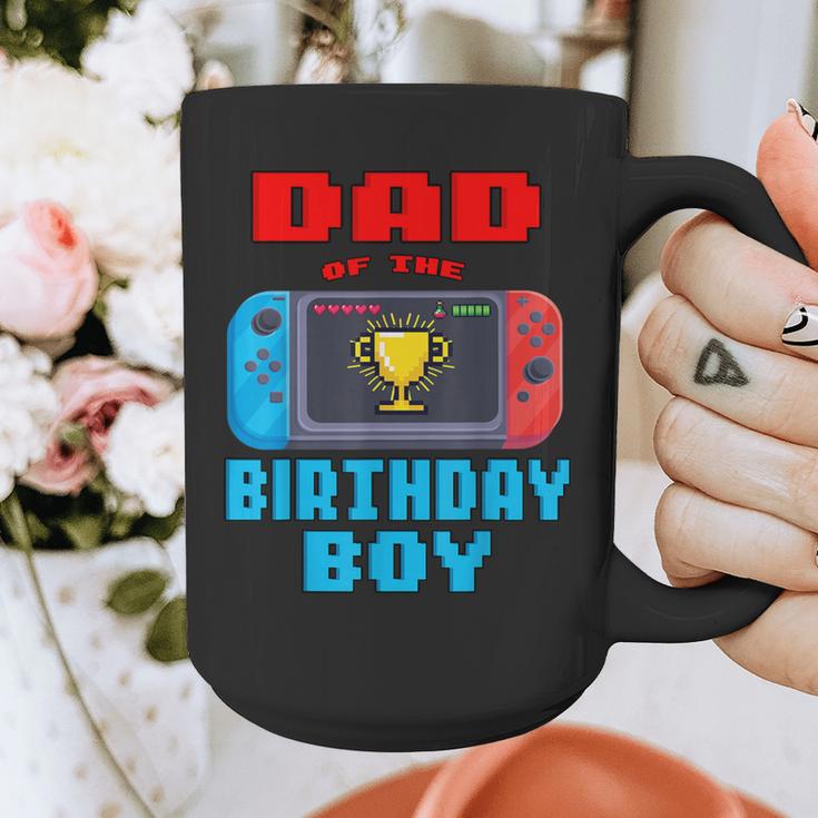 Dad Of The Birthday Boy Video Games Theme Bday Matching Graphic Print Coffee Mug