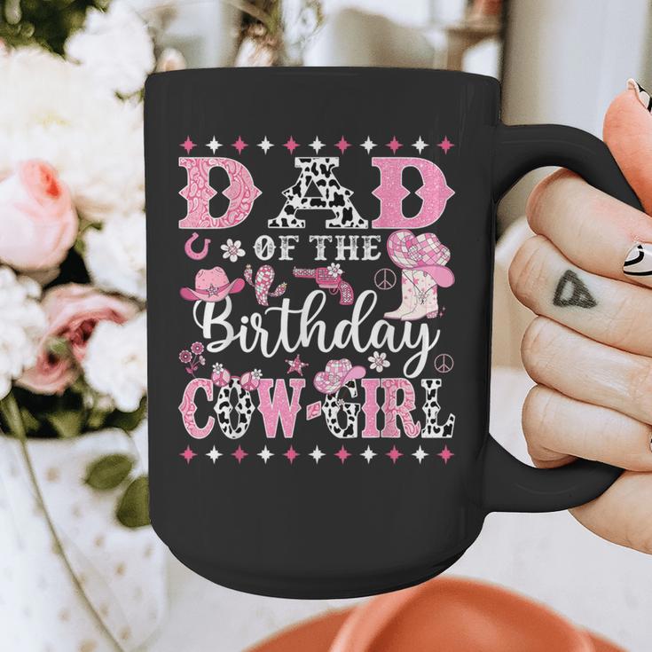 Dad Of The Birthday CowGirl Rodeo CowGirl Birthday Graphic Print Coffee Mug