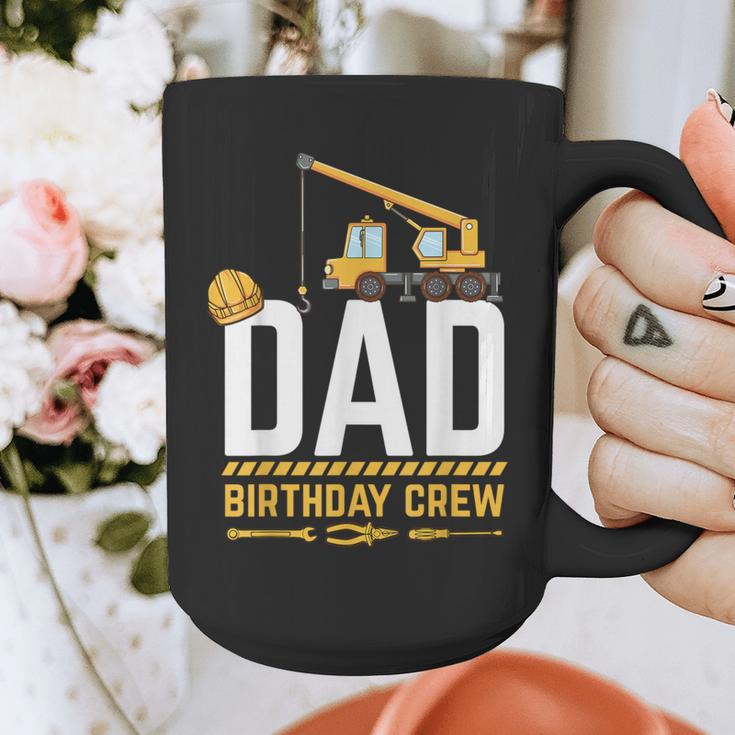 Dad Birthday Crew Construction Graphic Print Coffee Mug