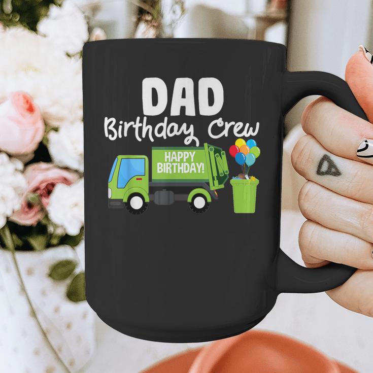 Dad Birthday Crew Garbage Truck Birthday Party T-Shirt Graphic Print Coffee Mug