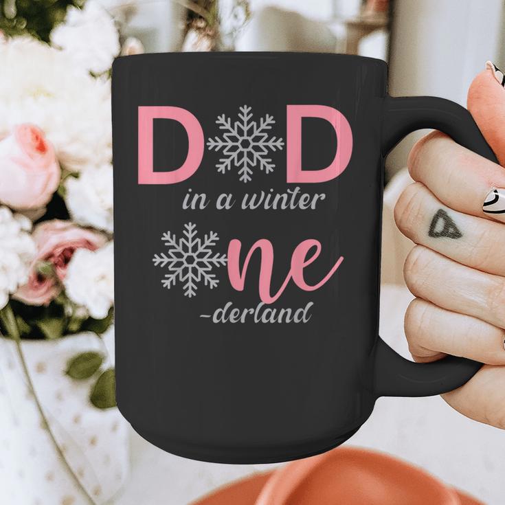 Dad Of The Birthday For Girl Winter Onederland 1st Birthday Graphic Print Coffee Mug
