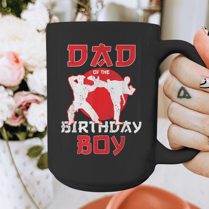 Dad Of The Birthday Karate Taekwondo Boy Martial Arts Graphic Print Coffee Mug