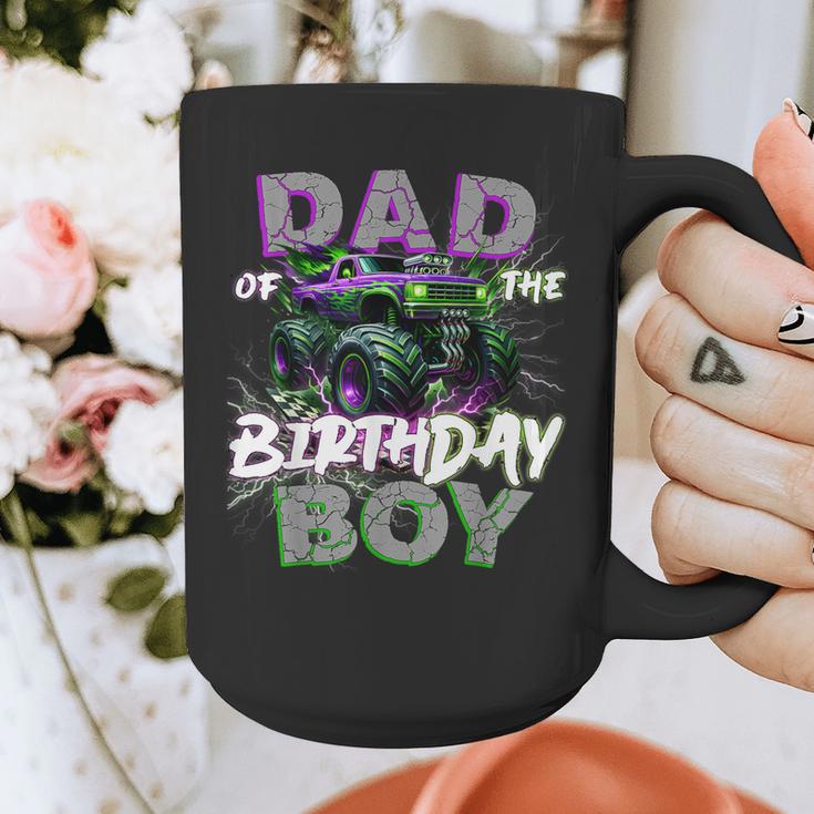 Dad Of The Birthday Monster Truck Family Matching Party Graphic Print Coffee Mug