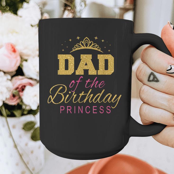 Dad Of The Birthday Princess Girls Party Small Graphic Print Coffee Mug