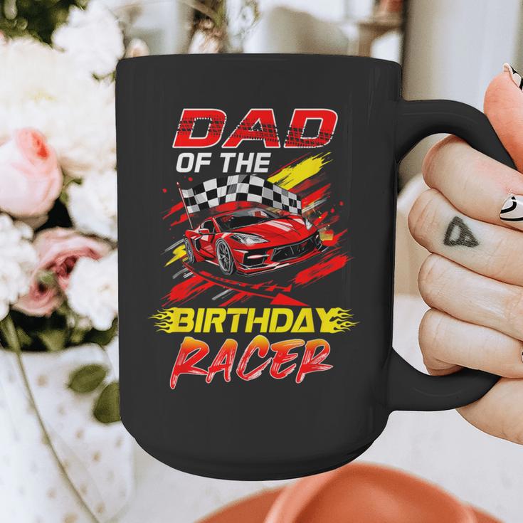 Dad Of The Birthday Racer Race Car Party Family Matching Graphic Print Coffee Mug Dad Of The Birthday Racer Race Car Party Family Matching Graphic Print Coffee Mug