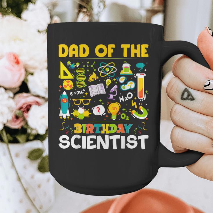 Dad Of The Birthday Scientist Matching Science Birthday Graphic Print Coffee Mug