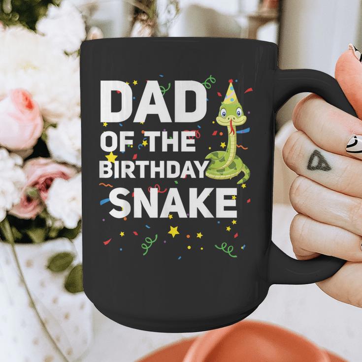 Dad Of The Birthday Snake Themed Birthday Party Graphic Print Coffee Mug