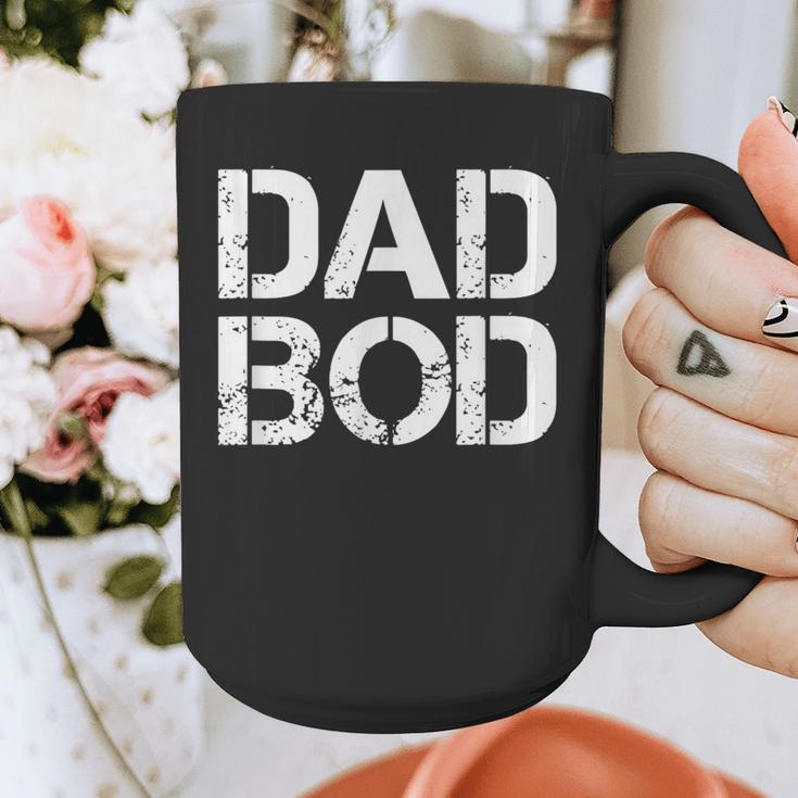 Dad BOD Rough Strong 90s Stencil Text Graphic Print Coffee Mug Dad BOD Rough Strong 90s Stencil Text Graphic Print Coffee Mug