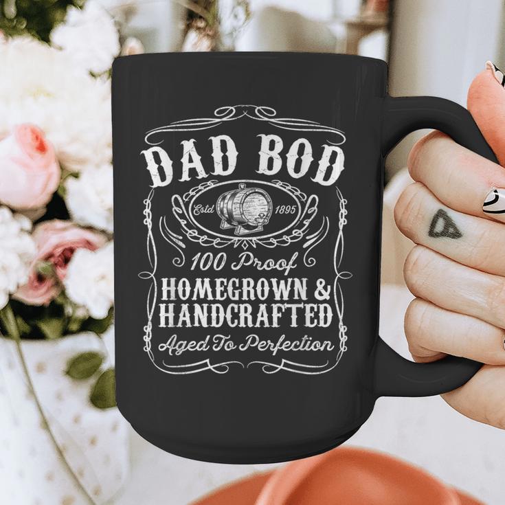 Dad BOD Whiskey Bourbon Lover For Dad Graphic Print Coffee Mug