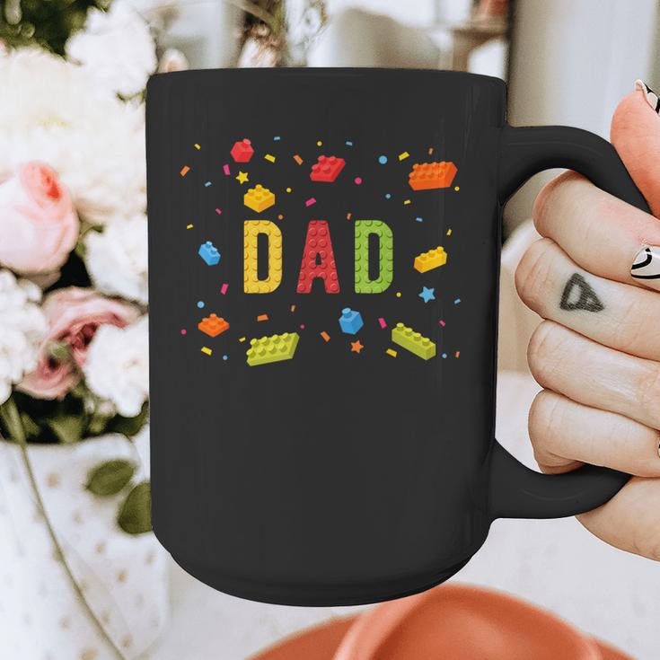 Dad Building Blocks Birthday Boy Graphic Print Coffee Mug