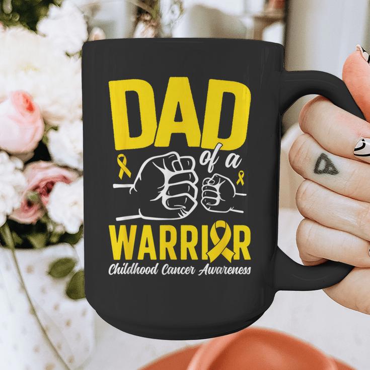 Dad Of A Childhood Cancer Warrior Childhood Cancer Awareness Graphic Print Coffee Mug