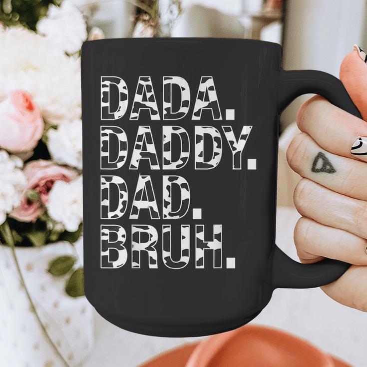 Dad Dada Daddy Bruh Papa Cow Daddy Love Cows Dad Cow Print Graphic Print Coffee Mug