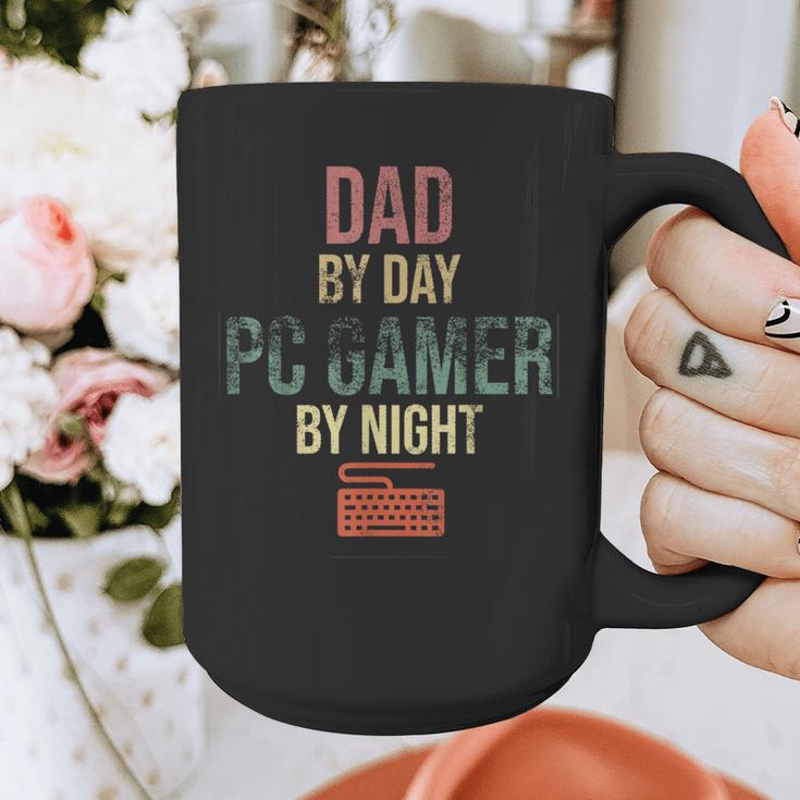 Dad By Day PC Gamer By Night For Gaming Dads Graphic Print Coffee Mug