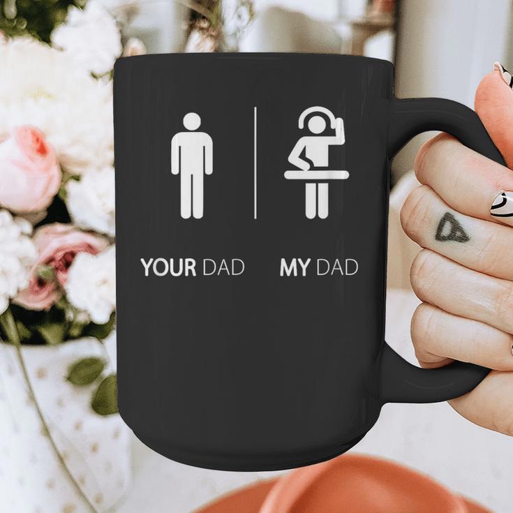 My Dad Is A DJ Disk Jockey DJ T-Shirt Graphic Print Coffee Mug