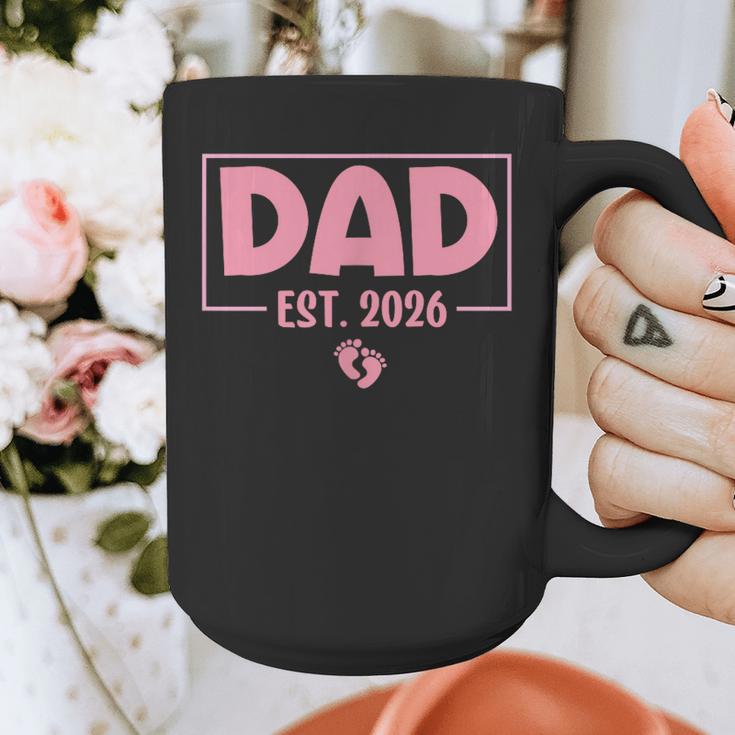 Dad Est 2026 Logo Daddy 2026 Soon To Be New Father 2026 Graphic Print Coffee Mug Dad Est 2026 Logo Daddy 2026 Soon To Be New Father 2026 Graphic Print Coffee Mug
