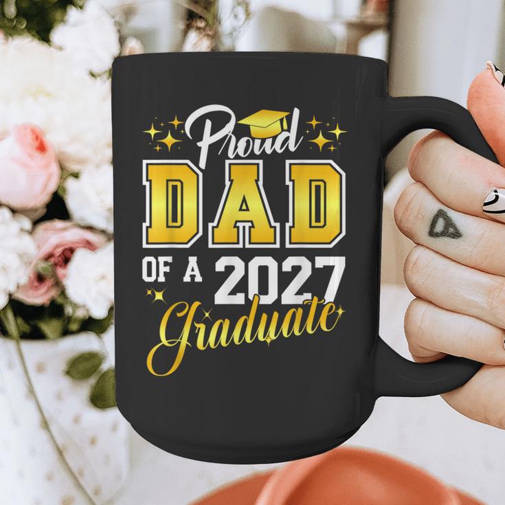 Dad Graduation Senior 2027 Proud Dad Of a 2027 Graduate Graphic Print Coffee Mug