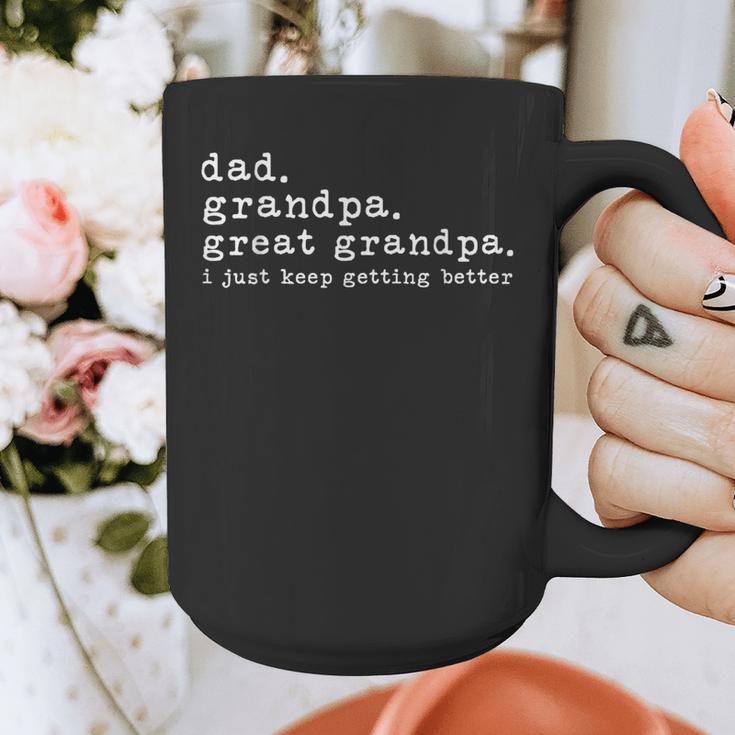 Dad Grandpa Great Grandpa Fathers Day Great Grandpa Graphic Print Coffee Mug