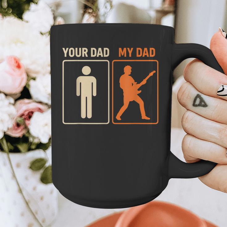Your Dad My Dad Guitar Guitarist Rock Father's Day Graphic Print Coffee Mug