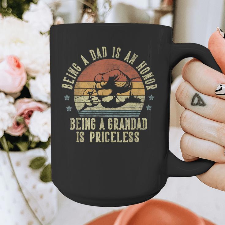 Being A Dad Is An Honor Being A Grandad Is Priceless Grandad Graphic Print Coffee Mug