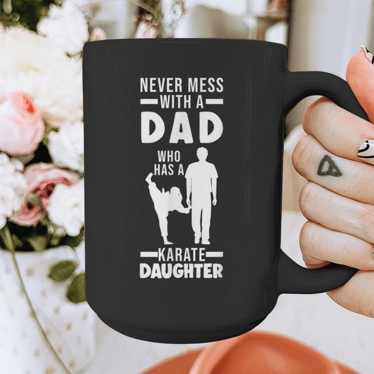 Dad Who Has a Karate Daughter Dad & Daughter Graphic Print Coffee Mug